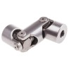 RS PRO Universal Joint Double Plain Bore 10mm 74mm Length Steel 600Nm Peak Torque 1000rpm 790-6753