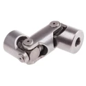 RS PRO Universal Joint Double Plain Bore 10mm 74mm Length Steel 600Nm Peak Torque 1000rpm 790-6753