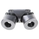 RS PRO Steel Universal Joint Double Plain Bearing, Bore 20mm, Length 128mm, Peak Torque 600Nm, Maximum Speed 1000rpm 790-6766