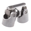 RS PRO Universal Joint Plain Bore 18mm, 2 Joints, 36mm Hub Diameter, Steel, 114mm Length, Max Working Angle 90° 790-6762