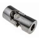 RS PRO Universal Joint, Single Needle Roller Type with 10mm Bore Diameter, 48mm Length, Steel, 200Nm Torque 790-6772