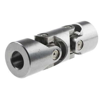 RS PRO Steel Universal Joint with 2 Needle Roller Joints, Bore 20mm, Hub Diameter 42mm, 128mm Length 790-6826