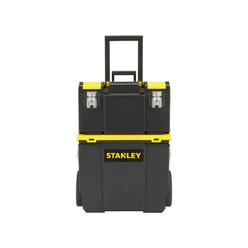 Stanley 2 Drawer Plastic Tool Box with Padlock Eye 475 mm x 284 mm x 475 mm 1-70-326