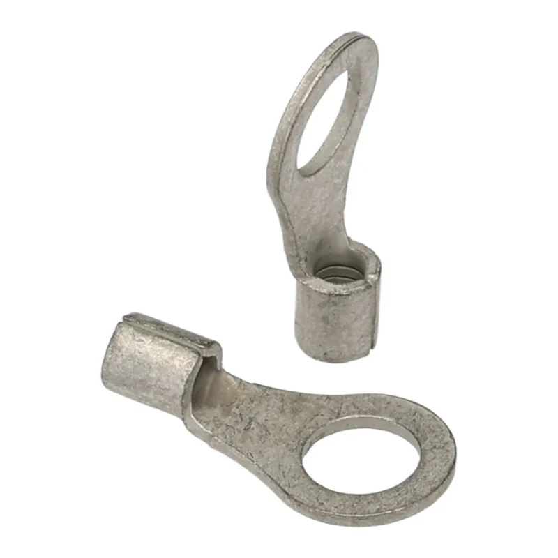 Molex Versakrimp Uninsulated Ring Terminal M5 Stud Size 18 AWG 14 AWG Wire Size Grey 19323-0009