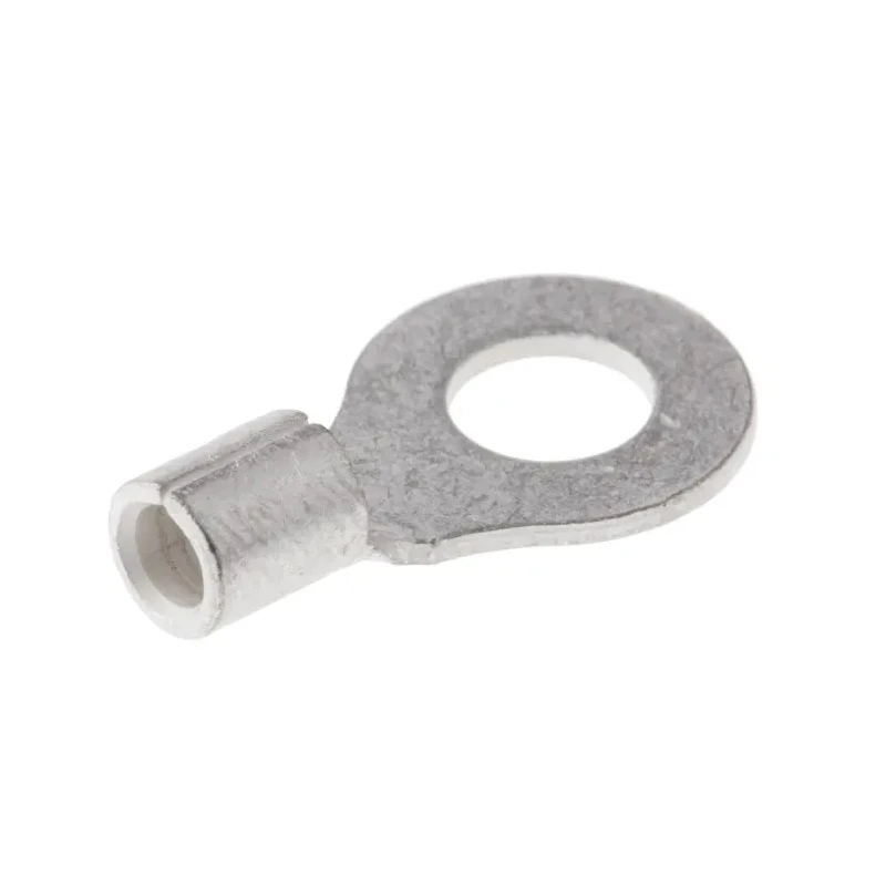 Molex Versakrimp Uninsulated Ring Terminal M6 Stud Size 13 AWG 9 AWG Wire Size Grey 19323-0014