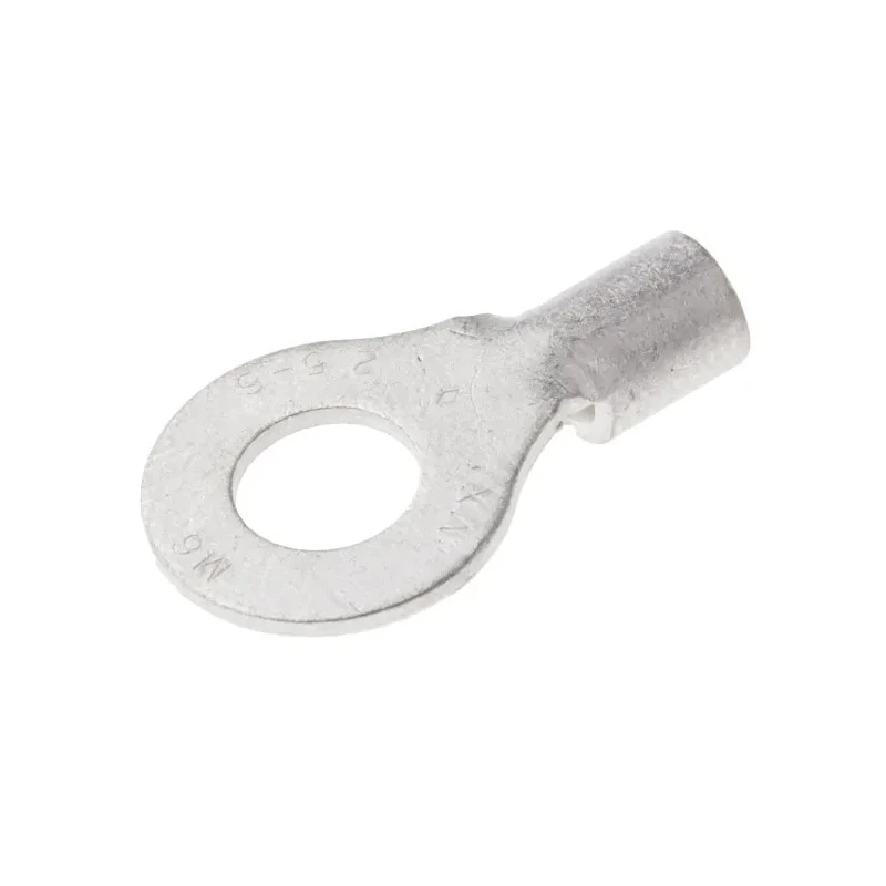 Molex Versakrimp Uninsulated Ring Terminal M6 Stud Size 13 AWG 9 AWG Wire Size Grey 19323-0014