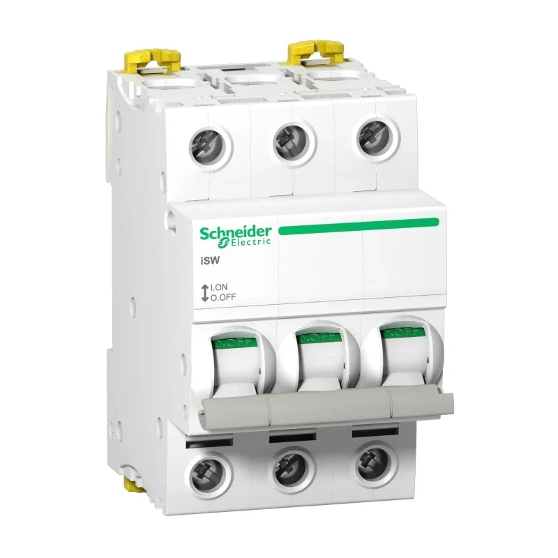 Schneider Electric 3-Pole DIN Rail Isolator Switch, 40A, IP20, Grey Handle, ISW Series A9S65340