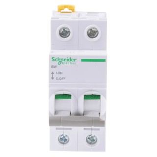 Schneider Electric 2-Pole DIN Rail Isolator Switch IP20, 40A A9S65240