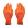 Robustt Orange on Orange Nylon Nitrile Half Coated (Back Also) Industrial Safety Hand Gloves (Pack of 1)