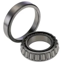 SKF Tapered Roller Bearing 50 mm Inside Diameter 90 mm Outside Diameter Sheet Metal Cage Steel Rollers 30210
