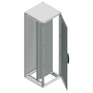 Schneider Electric NSYSF Series Black Handle with Light Grey Grey Lid Sheet Steel General Purpose Enclosure NSYSF22880P