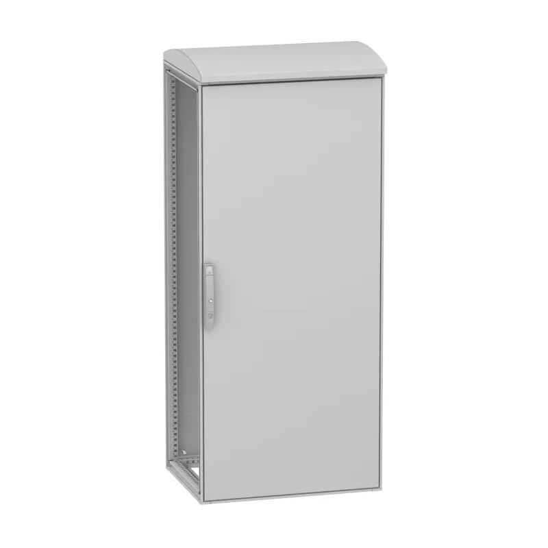 Schneider Electric NSYSFHD Series Steel 1-Door Floor Standing Enclosure, Opaque Door, IP55, 400mm Depth x 600mm NSYSFHD12640