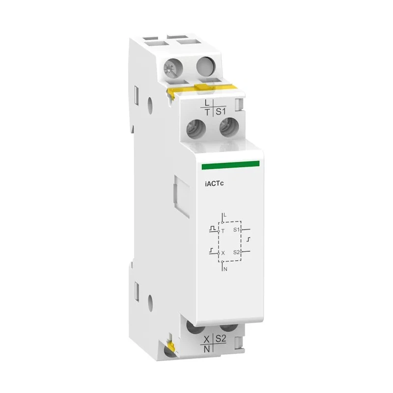 Schneider Electric iACT Contactor, 230V AC Coil, 2-Pole, 18A, 3W Power Rating, 1 NO/1 NC Auxiliary Contact A9C18308
