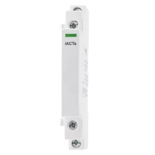 Schneider Electric iACT Contactor, 24V Coil, 2-Pole, 15 A, 30 W Power Rating, 1 NO/1 NC Auxiliary Contacts, DIN A9C15914