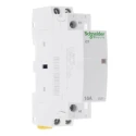 Schneider Electric ICT Contactor, 230V AC Coil, 2-Pole, 16A, 1.3W Power Rating, 2 NO Auxiliary Contacts, DIN Rail A9C22712