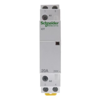 Schneider Electric ICT Reversing Contactor 2-Pole 20A 230V AC Coil, 1.2W Power Rating A9C22722
