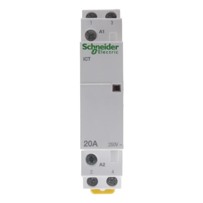 Schneider Electric ICT Reversing Contactor 2-Pole 20A 230V AC Coil, 1.2W Power Rating A9C22722