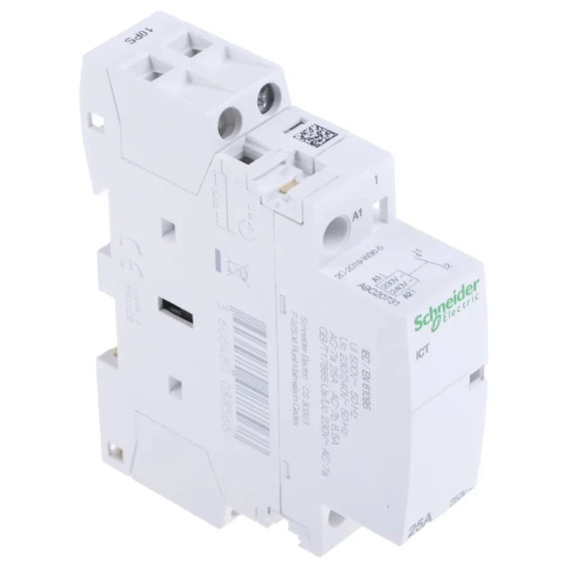 Schneider Electric ICT Contactor 230V AC Coil, 1-Pole, 25 A, 1.2 W Power Rating A9C20731
