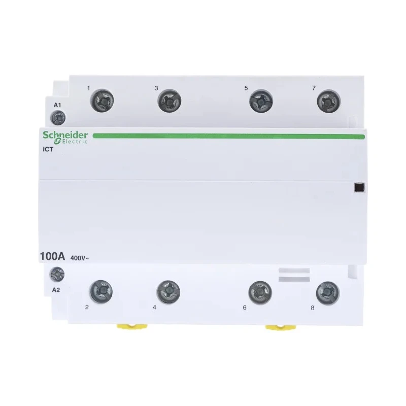 Schneider Electric ICT Contactor, 4-Pole, 100A Contact Current, 230V AC Coil Voltage, 4.2W Power Rating, 4 NO A9C20884