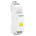 Schneider Electric Flush Yellow LED Indicator Light iIL Series, 48V ac/dc, IPXX IP20 Round, Screw Terminal, Plastic A9E18334