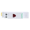 Schneider Electric DIN Rail Red LED Indicator, 230V ac, IP2X, Round, 0.3W Power Consumption, iIL Series IP2X