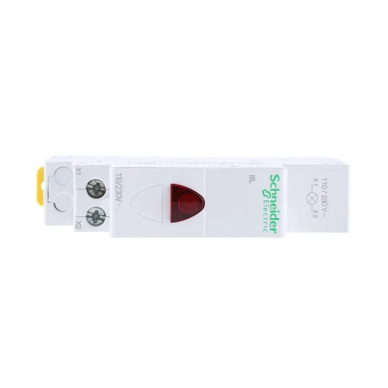 Schneider Electric DIN Rail Red LED Indicator, 230V ac, IP2X, Round, 0.3W Power Consumption, iIL Series IP2X