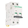 Schneider Electric Acti9 iC60H Miniature Circuit Breaker, 2-Pole, 6A, Type C, 12V-440V AC, 100V DC, Thermal A9F54206