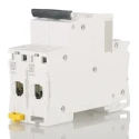 Schneider Electric Acti9 iC60H Miniature Circuit Breaker, 2-Pole, 6A, Type C, 12V-440V AC, 100V DC, Thermal A9F54206