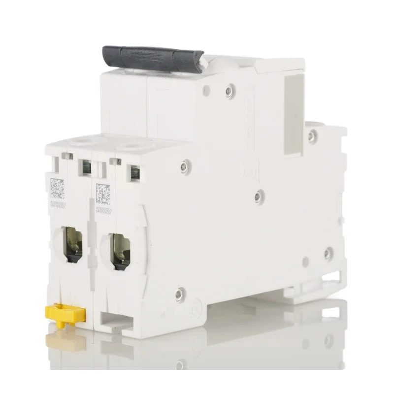 Schneider Electric Acti9 iC60H Miniature Circuit Breaker, 2-Pole, 6A, Type C, 12V-440V AC, 100V DC, Thermal A9F54206