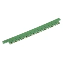 TE Connectivity AMPMODU MOD IV Shunt Straight Female Green Open Top 2 Way 1 Row 2.54 mm Pitch 142270-1