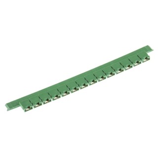 TE Connectivity AMPMODU MOD IV Shunt Straight Female Green Open Top 2 Way 1 Row 2.54 mm Pitch 142270-1