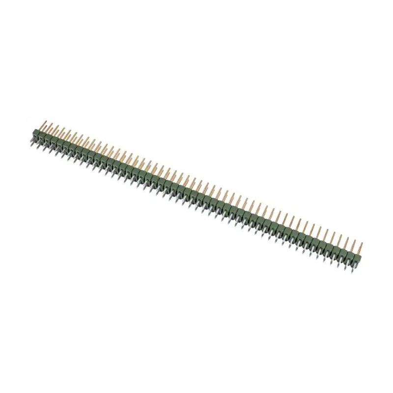 TE Connectivity AMPMODU MOD II Series Straight Through Hole Pin Header 100 Contacts 2.54 mm Pitch 2 Row Unshrouded 5-826632-0