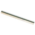 TE Connectivity AMPMODU MOD II Series Straight Through Hole Pin Header, 100 Contacts, 2.54 mm Pitch, 2 Row 5-826632-0