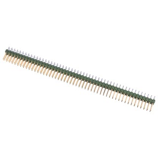 TE Connectivity AMPMODU MOD II Series Straight Through Hole Pin Header, 100 Contacts, 2.54 mm Pitch, 2 Row 5-826632-0
