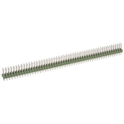 TE Connectivity AMPMODU MOD II Series Straight Through Hole Pin Header, 100 Contacts, 2.54 mm Pitch, 2 Row 5-826925-0