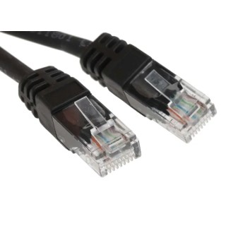 RS PRO Cat5e Ethernet Cable RJ45 Male to RJ45 Male 30m Black Unshielded Low Smoke Zero Halogen 791-6999