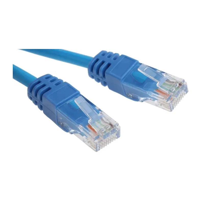 RS PRO Cat5e Ethernet Cable, 20 m, Blue RJ45 Male to RJ45 Male, U/UTP Low Smoke Zero Halogen 791-7006