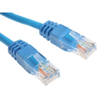RS PRO Cat5e Ethernet Cable 30m Blue RJ45 Male to RJ45 Male U/UTP Low Smoke Zero Halogen 791-7003
