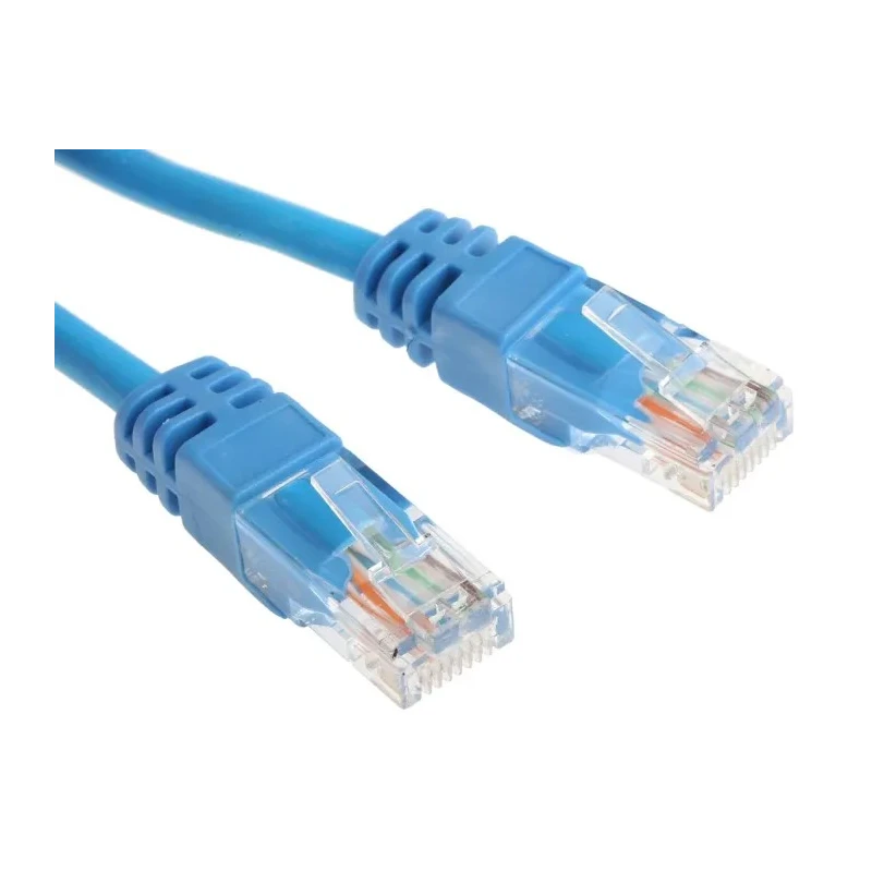 RS PRO Cat5e Ethernet Cable 30m Blue RJ45 Male to RJ45 Male U/UTP Low Smoke Zero Halogen 791-7003