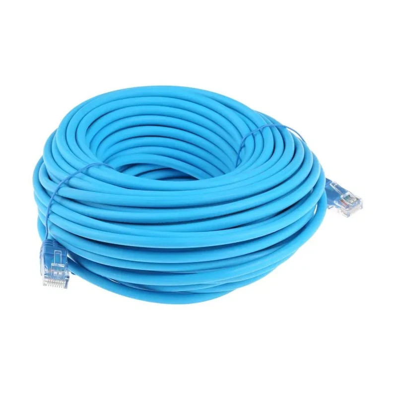 RS PRO Cat5e Ethernet Cable, 20 m, Blue RJ45 Male to RJ45 Male, U/UTP Low Smoke Zero Halogen 791-7006