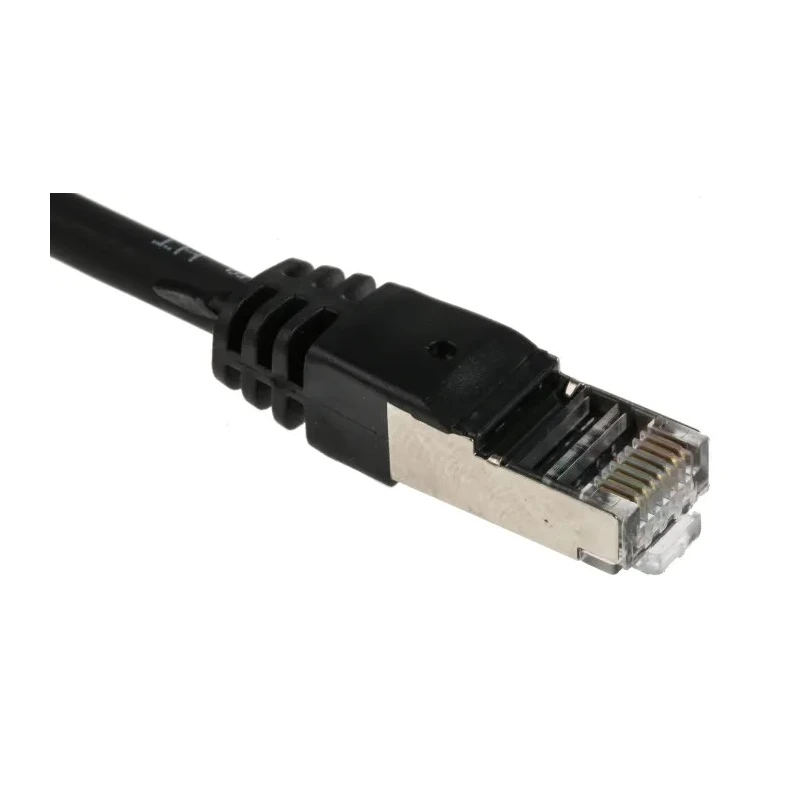 RS PRO Cat6 Ethernet Cable, 15 m, Black, RJ45 Male to RJ45 Male, Foiled Twisted Pair, Low Smoke Zero Halogen 791-7021