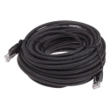 RS PRO Cat6 Ethernet Cable, 15 m, Black RJ45 Male to RJ45 Male, U/UTP Low Smoke Zero Halogen 791-7065