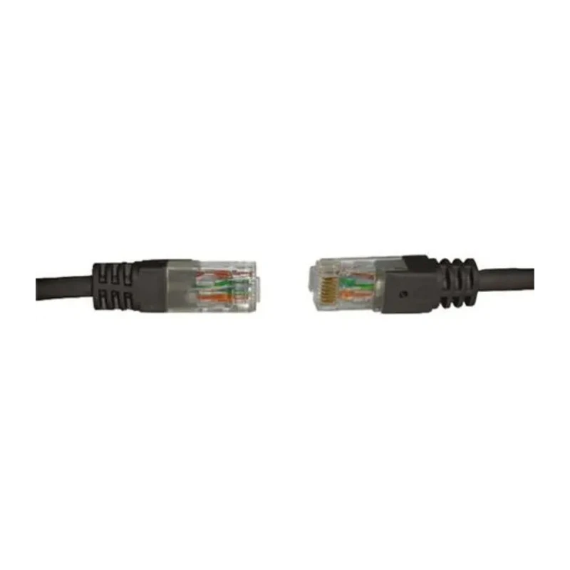 RS PRO Cat6 Ethernet Cable 20 m Black RJ45 Male to RJ45 Male U/UTP Low Smoke Zero Halogen 791-7069