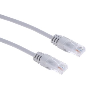 RS PRO Cat5e Ethernet Cable, 30 m, Grey RJ45 Male to RJ45 Male U/UTP Low Smoke Zero Halogen 791-7028