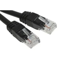 RS PRO Cat6 Ethernet Cable 30m Black RJ45 Male to RJ45 Male U/UTP Low Smoke Zero Halogen 791-7071