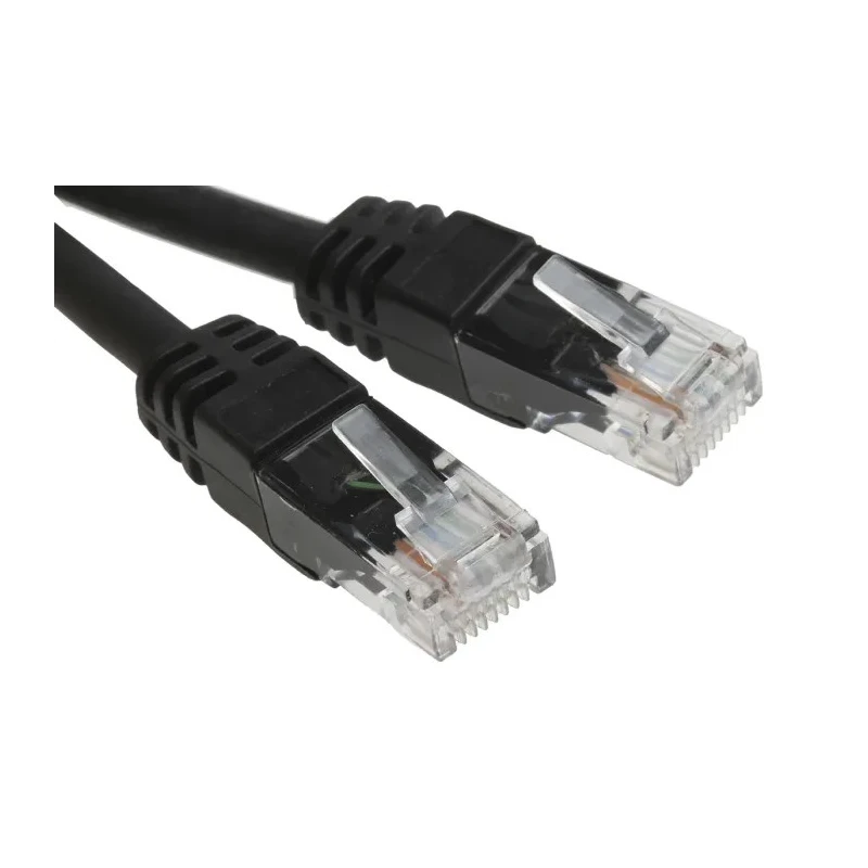 RS PRO Cat6 Ethernet Cable 30m Black RJ45 Male to RJ45 Male U/UTP Low Smoke Zero Halogen 791-7071