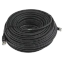 RS PRO Cat6 Ethernet Cable 30m Black RJ45 Male to RJ45 Male U/UTP Low Smoke Zero Halogen 791-7071