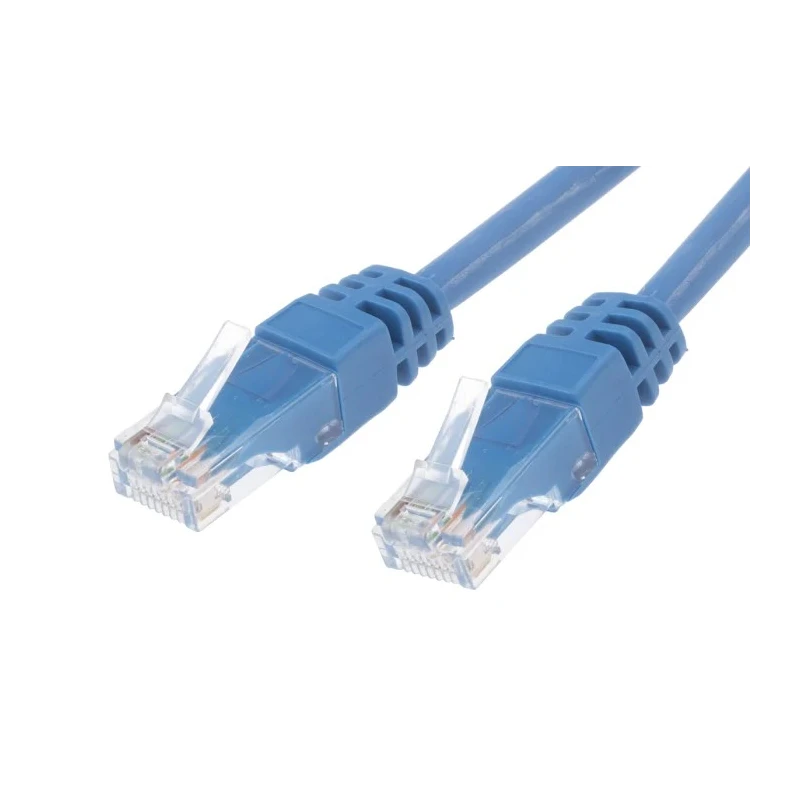 RS PRO Cat6 Ethernet Cable 25 m Blue RJ45 Male to RJ45 Male U/UTP Low Smoke Zero Halogen 791-7087