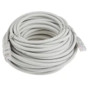 RS PRO Cat6 Ethernet Cable 15 m Grey RJ45 Male to RJ45 Male U/UTP Low Smoke Zero Halogen 791-7090