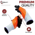 Buy Robustt Multicolor Nylon Nitrile Safety Hand Gloves Online